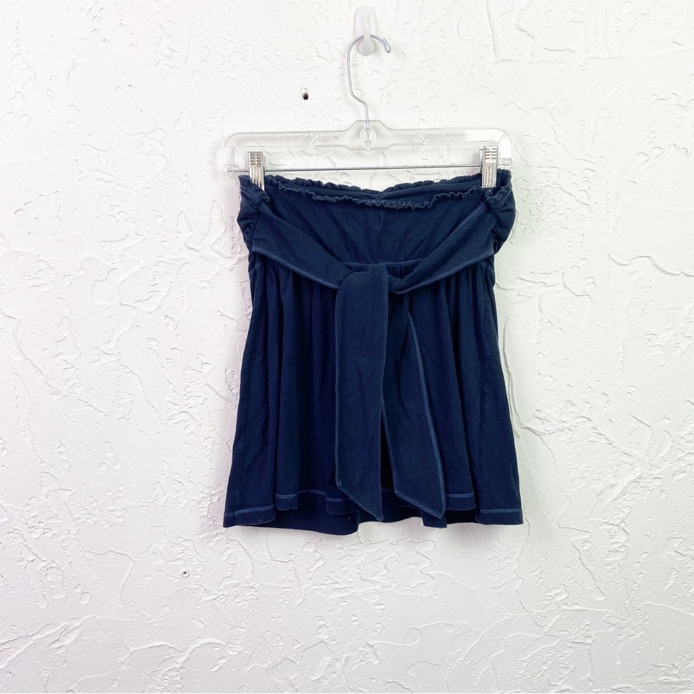 Y2K Early 2000s Hollister Navy Blue Babydoll Strapless Tube Top Size Large - Picture 5 of 8